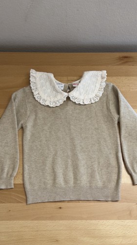 Maglione zara beige colletto - maglione,