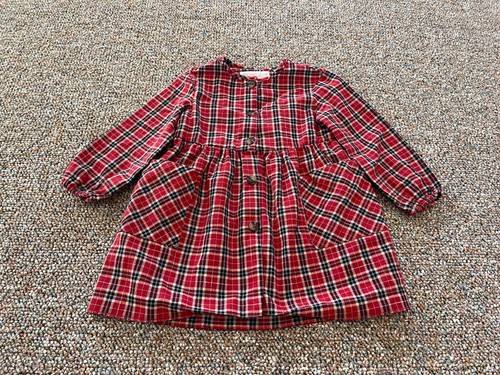 Vestito rosso quadri - quadri, zara