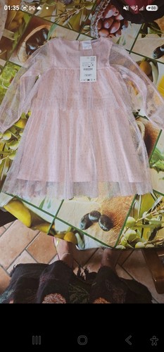 Zara abito bambina tulle - zara, rosa